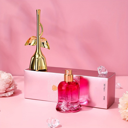 Floral Rose Perfume - Mother's Day Gift, Delicate Fragrance in a Sleek Spray Bottle