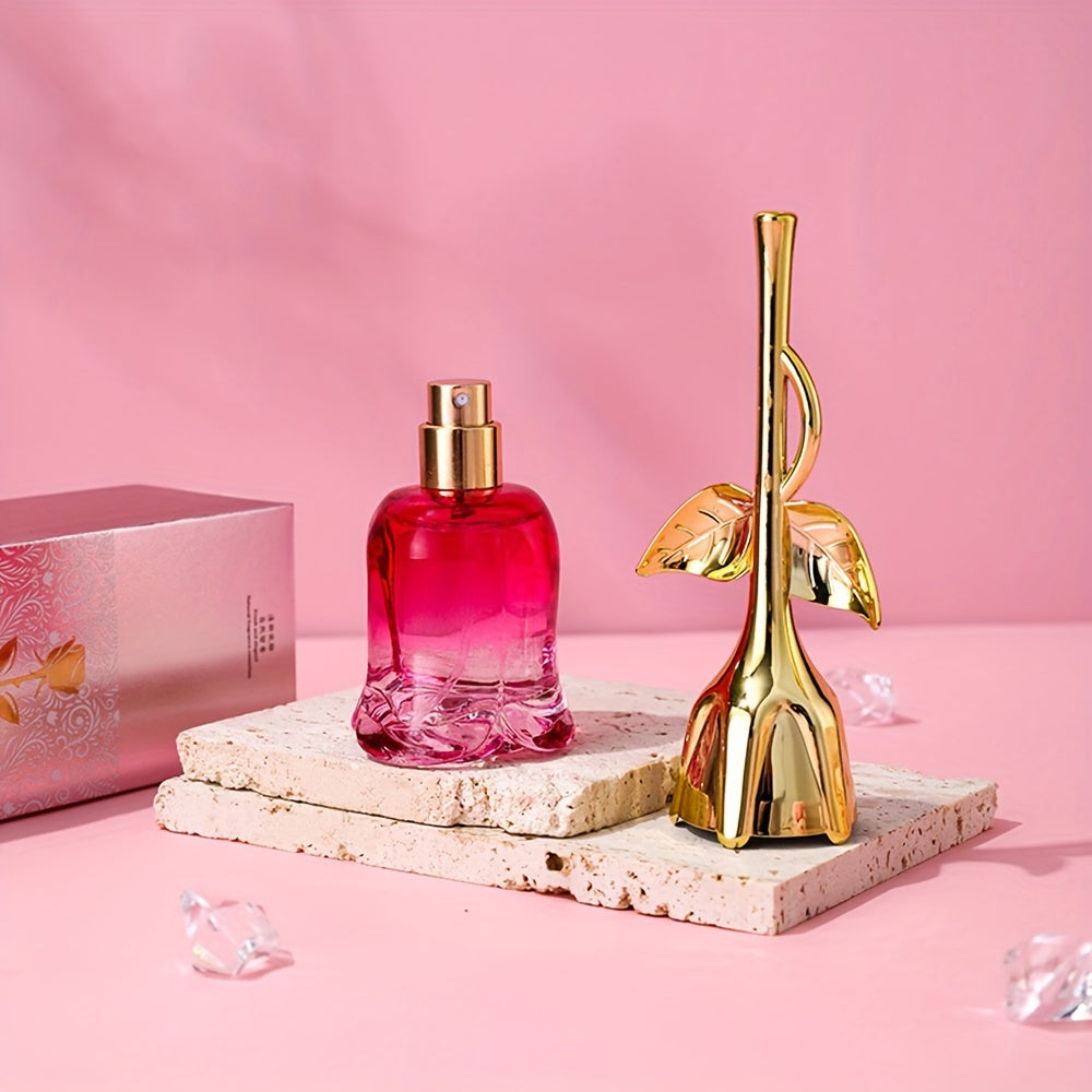Floral Rose Perfume - Mother's Day Gift, Delicate Fragrance in a Sleek Spray Bottle