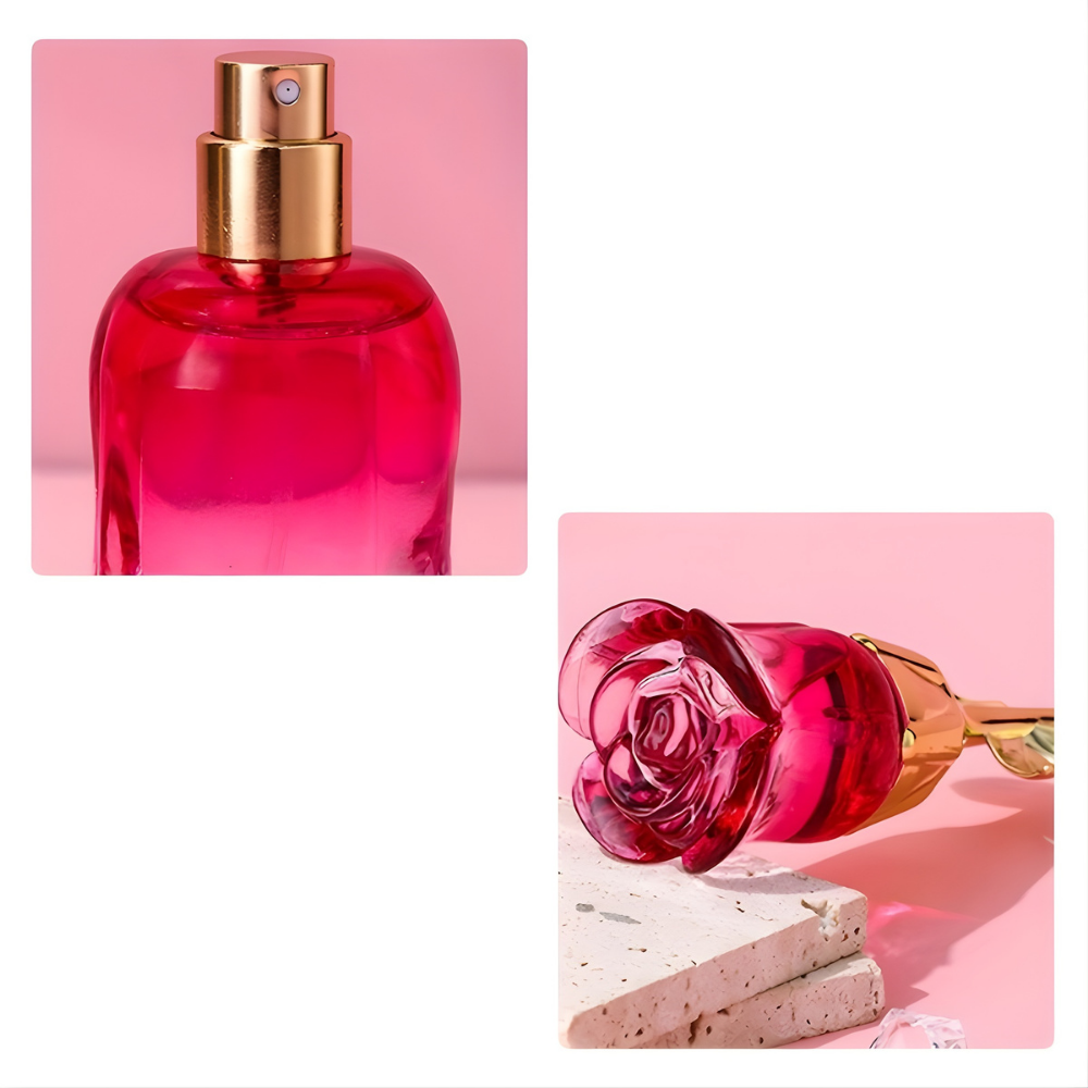 Floral Rose Perfume - Mother's Day Gift, Delicate Fragrance in a Sleek Spray Bottle
