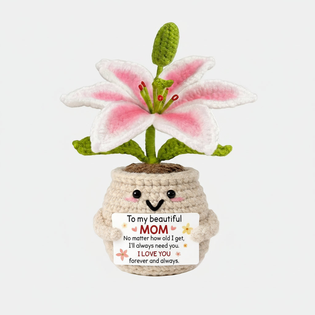 Handmade Crochet Flower Desk Decor – The Perfect Mother's Day Gift