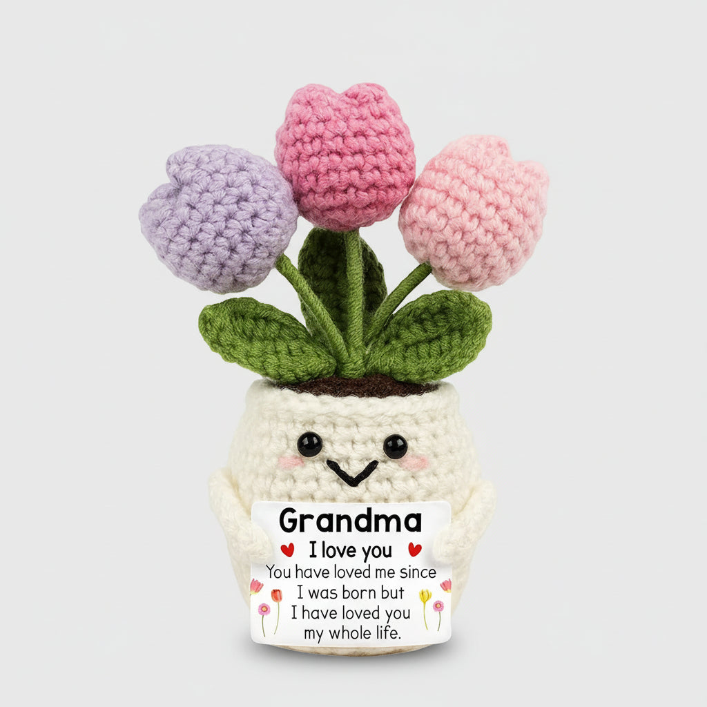 Handmade Crochet Flower Desk Decor – The Perfect Mother's Day Gift