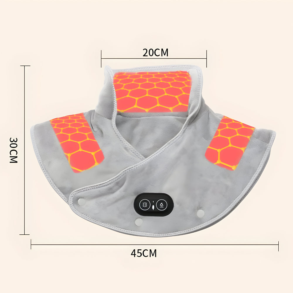 Electric Neck Heating Pad & Shoulder Massager — Soothing Heat Therapy for Neck & Shoulders