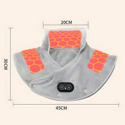 Electric Neck Heating Pad & Shoulder Massager — Soothing Heat Therapy for Neck & Shoulders