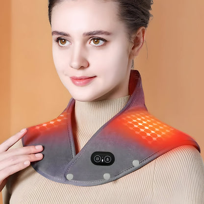Electric Neck Heating Pad & Shoulder Massager — Soothing Heat Therapy for Neck & Shoulders