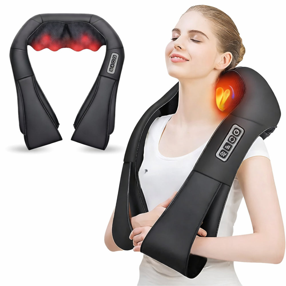 Electric Shiatsu Neck Massager for Home and Car Use