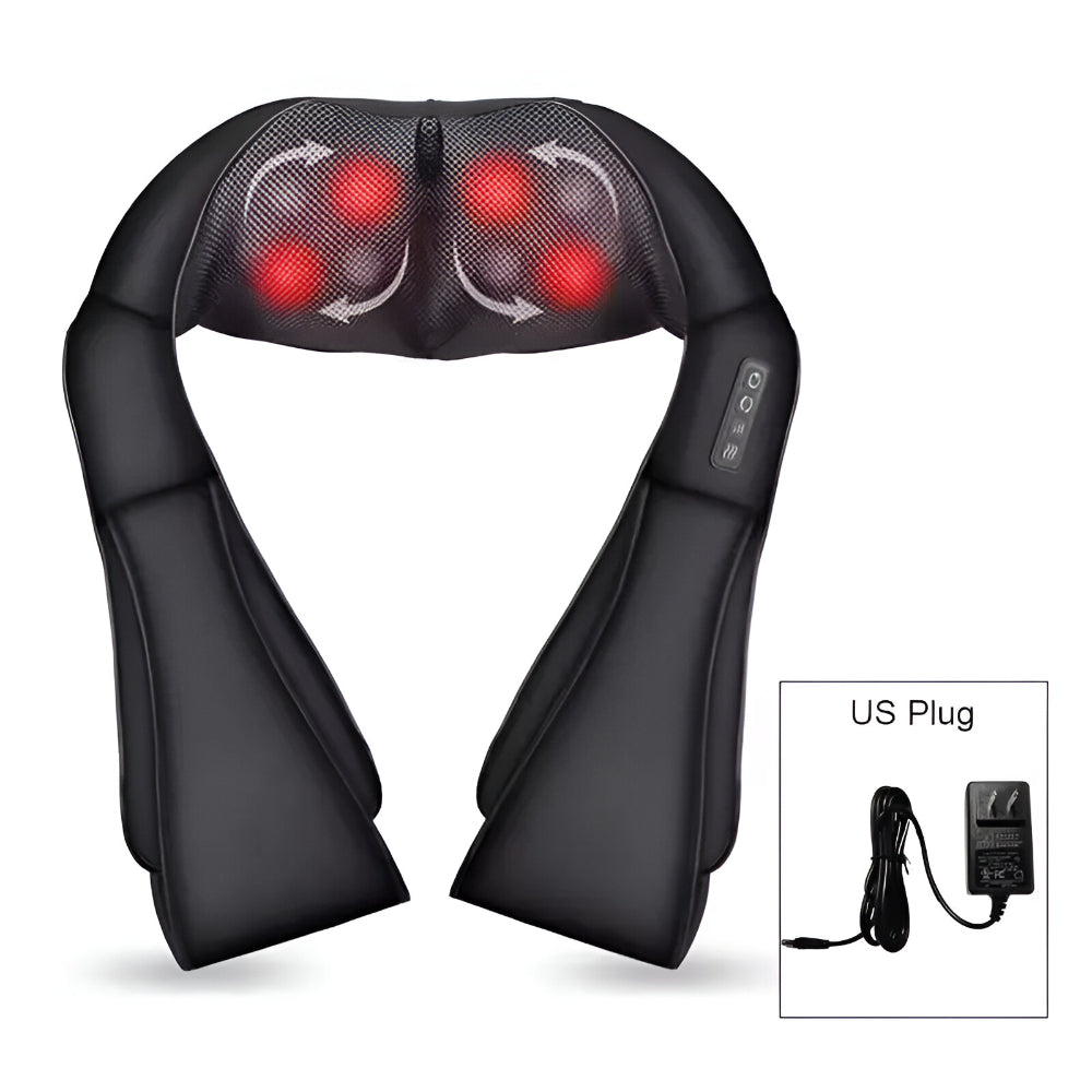 Electric Shiatsu Neck Massager for Home and Car Use
