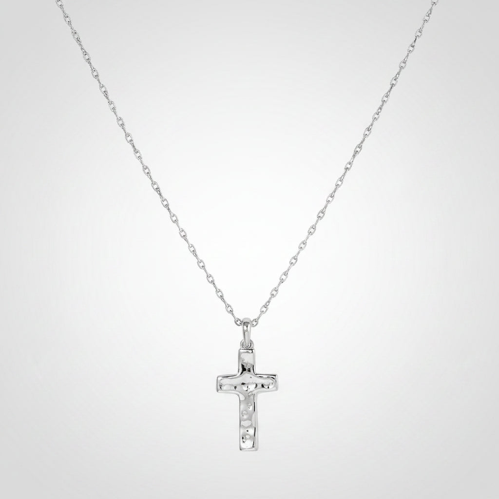 Gold Cross Pendant Necklace - Minimalist Jewelry for Mother's Day Gift