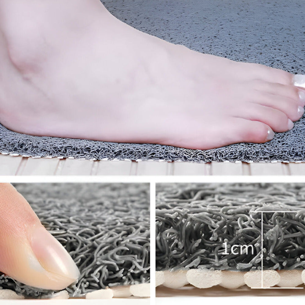 Cushioned Non-Slip Bath Mat for Shower Floor – Soft, Absorbent Rug