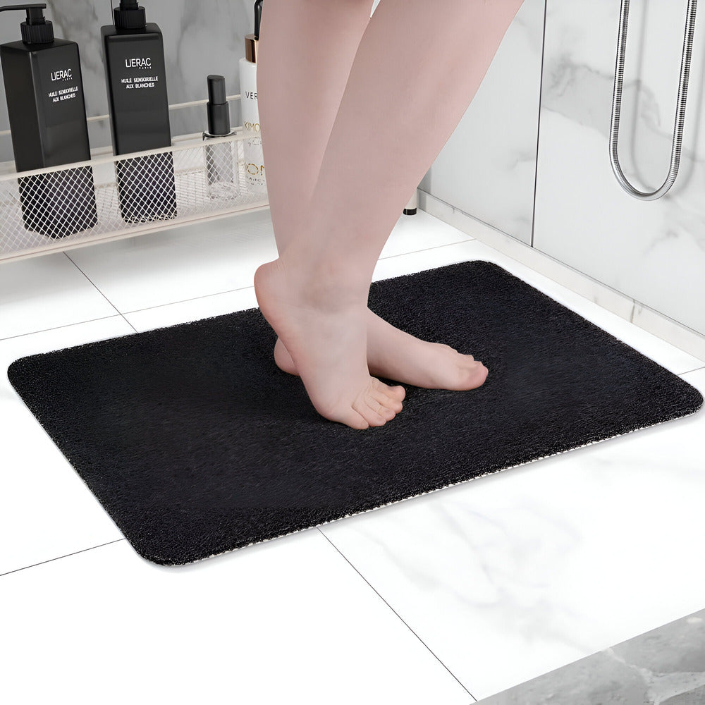 Cushioned Non-Slip Bath Mat for Shower Floor – Soft, Absorbent Rug