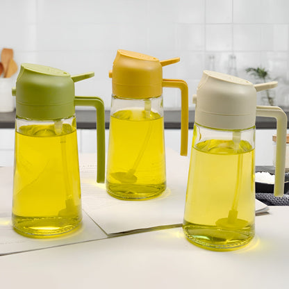 Glass Oil Sprayer Dispenser - Refillable Kitchen Spray