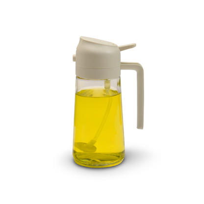 Glass Oil Sprayer Dispenser - Refillable Kitchen Spray