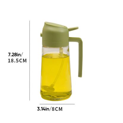 Glass Oil Sprayer Dispenser - Refillable Kitchen Spray