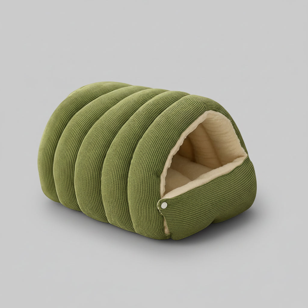 Cozy Cat Cave Bed - Soft Plush, Warm Indoor Sleeping House