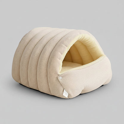 Cozy Cat Cave Bed - Soft Plush, Warm Indoor Sleeping House