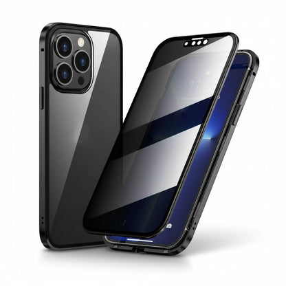 360° Privacy Anti-Spy Phone Case with Tempered Glass Cover