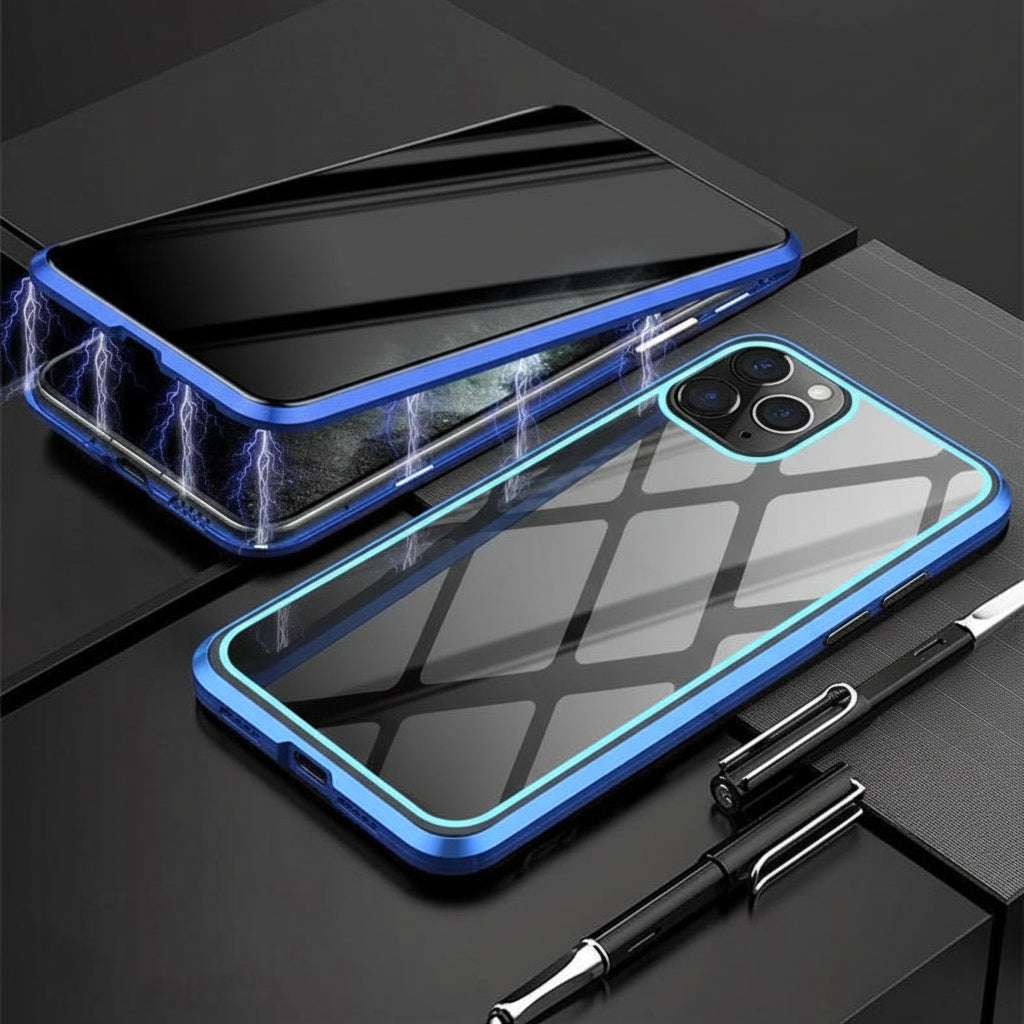 360° Privacy Anti-Spy Phone Case with Tempered Glass Cover