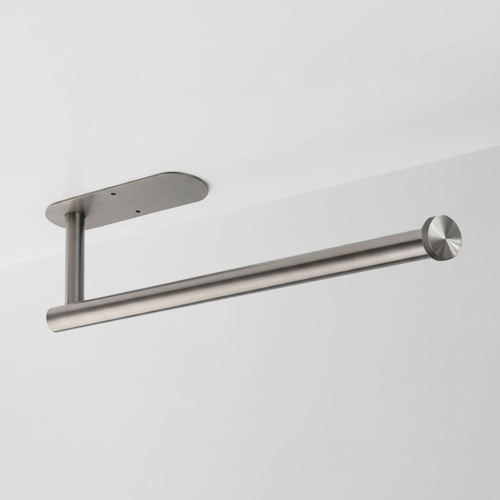 Black Stainless Steel Under-Cabinet Paper Towel Holder