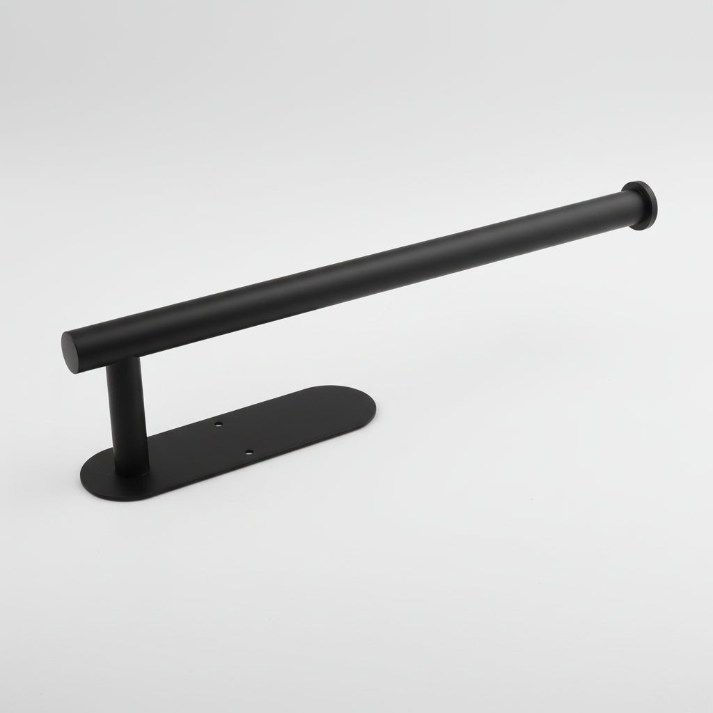 Black Stainless Steel Under-Cabinet Paper Towel Holder