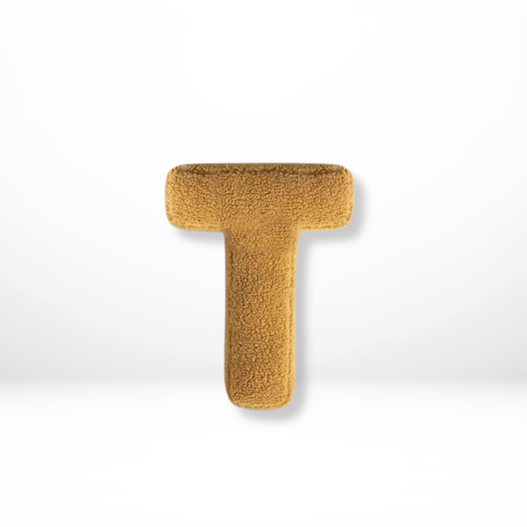 Alphabet Letter Decorative Throw Pillow – Stylish Cushion Accent