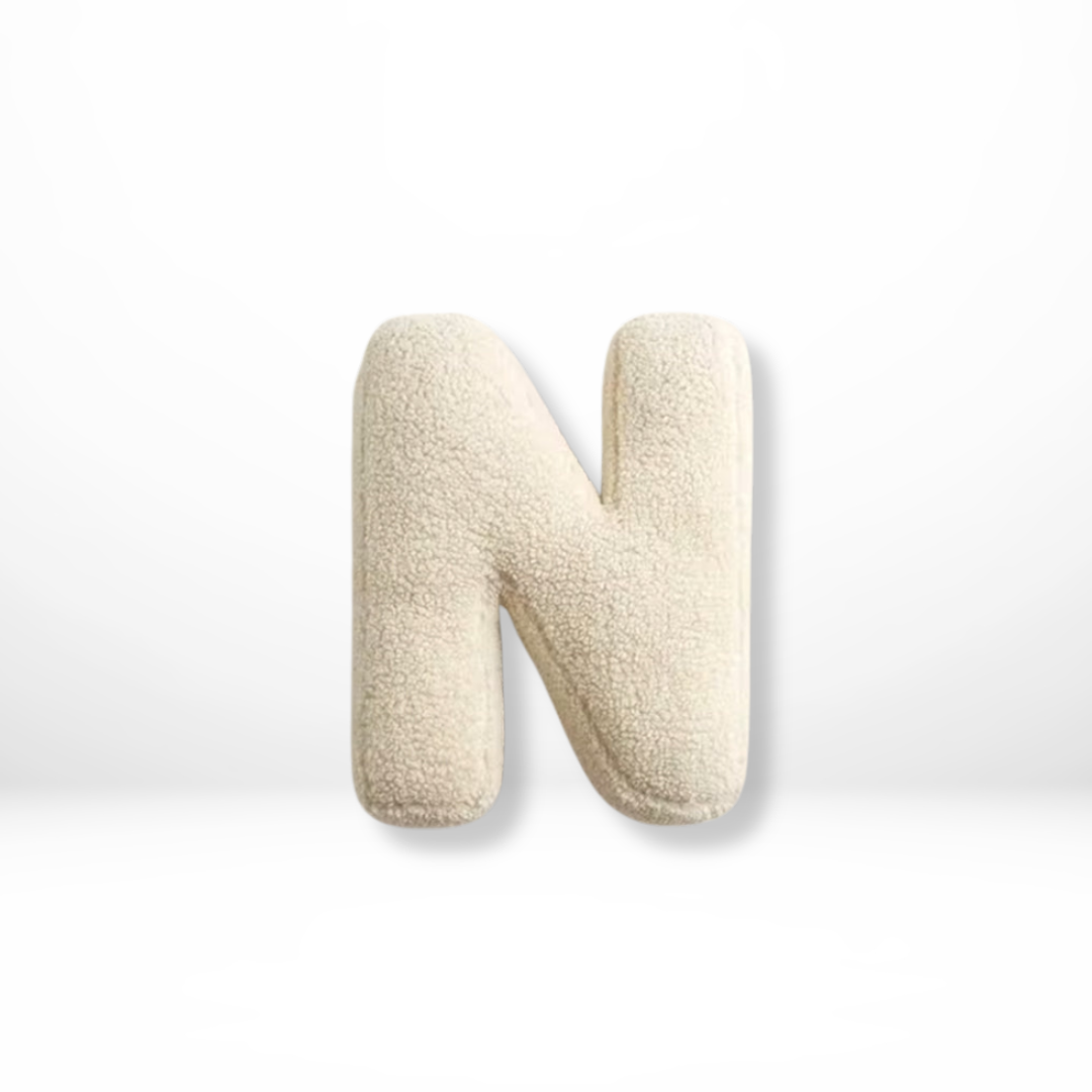 Alphabet Letter Decorative Throw Pillow – Stylish Cushion Accent