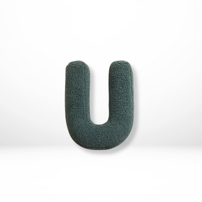 Alphabet Letter Decorative Throw Pillow – Stylish Cushion Accent