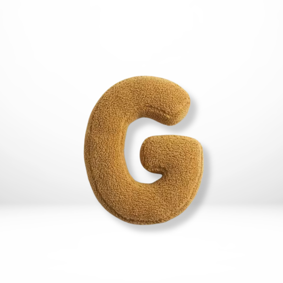 Alphabet Letter Decorative Throw Pillow – Stylish Cushion Accent