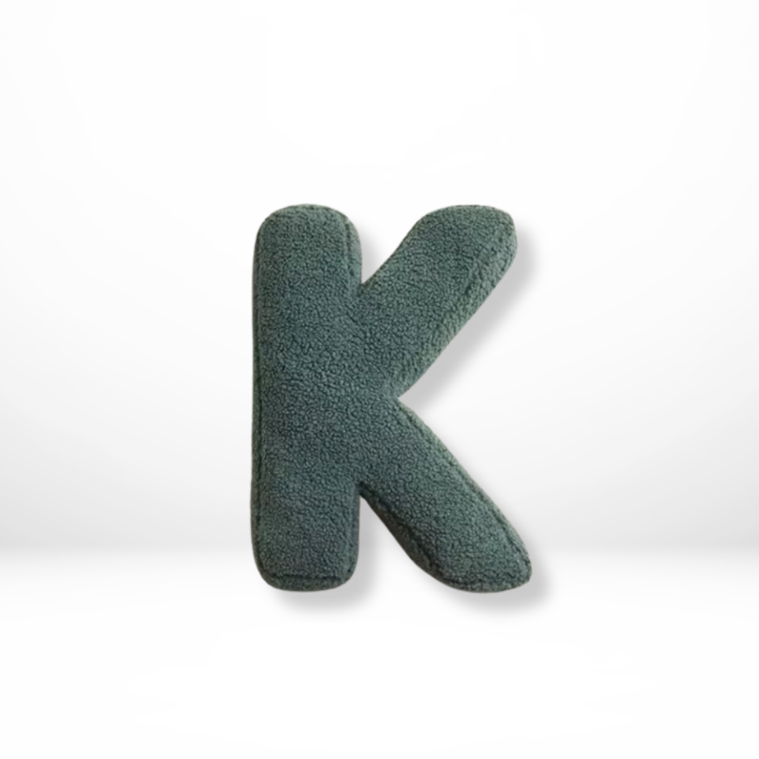 Alphabet Letter Decorative Throw Pillow – Stylish Cushion Accent