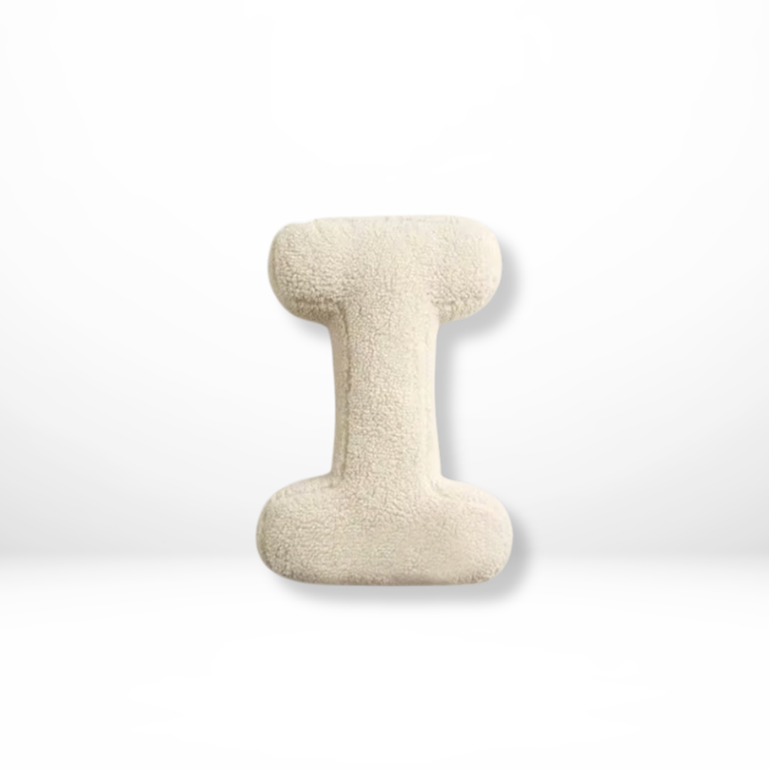 Alphabet Letter Decorative Throw Pillow – Stylish Cushion Accent