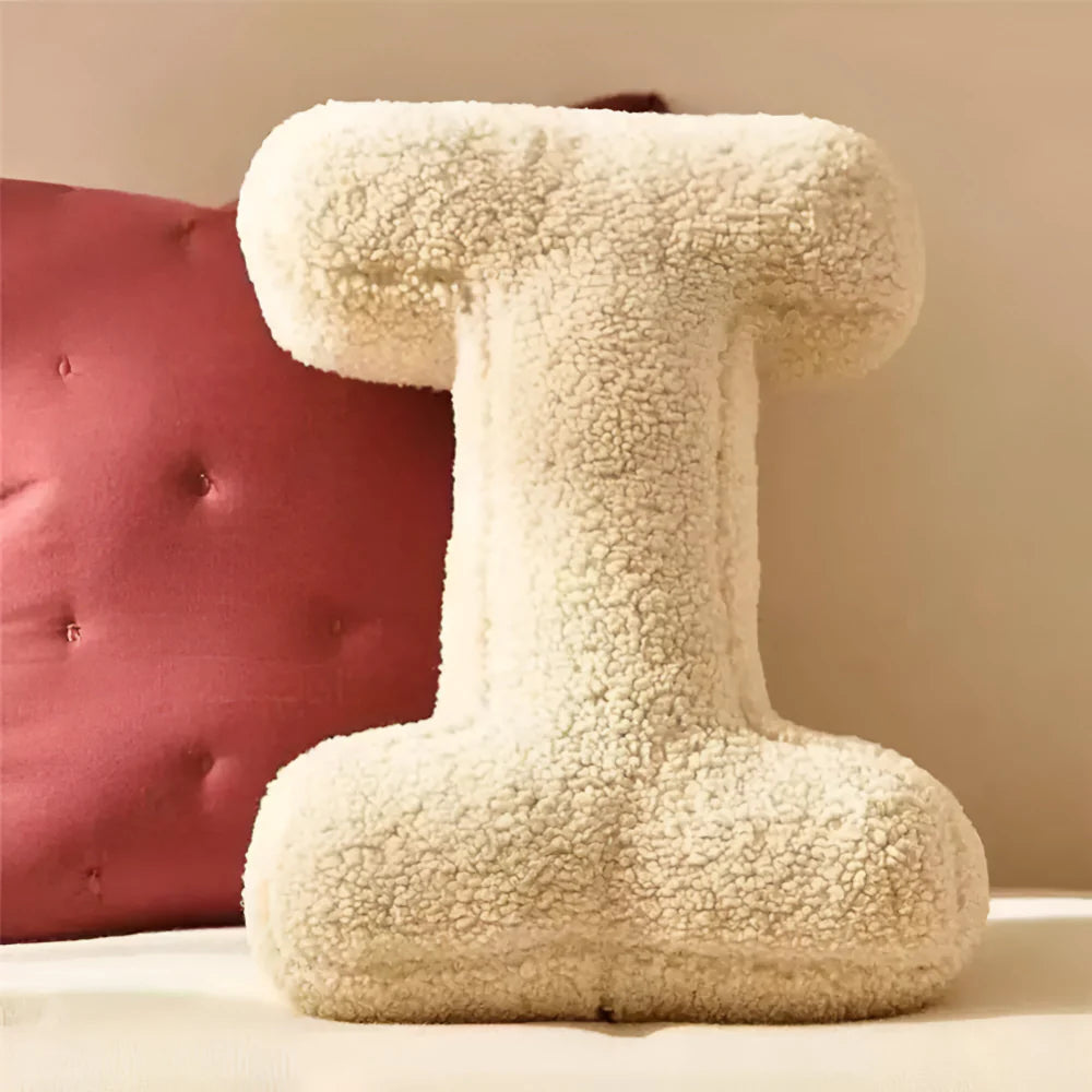 Alphabet Letter Decorative Throw Pillow – Stylish Cushion Accent