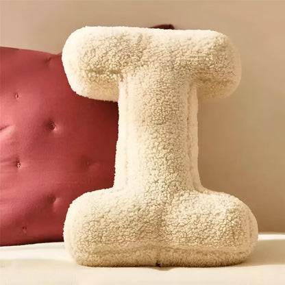 Alphabet Letter Decorative Throw Pillow – Stylish Cushion Accent