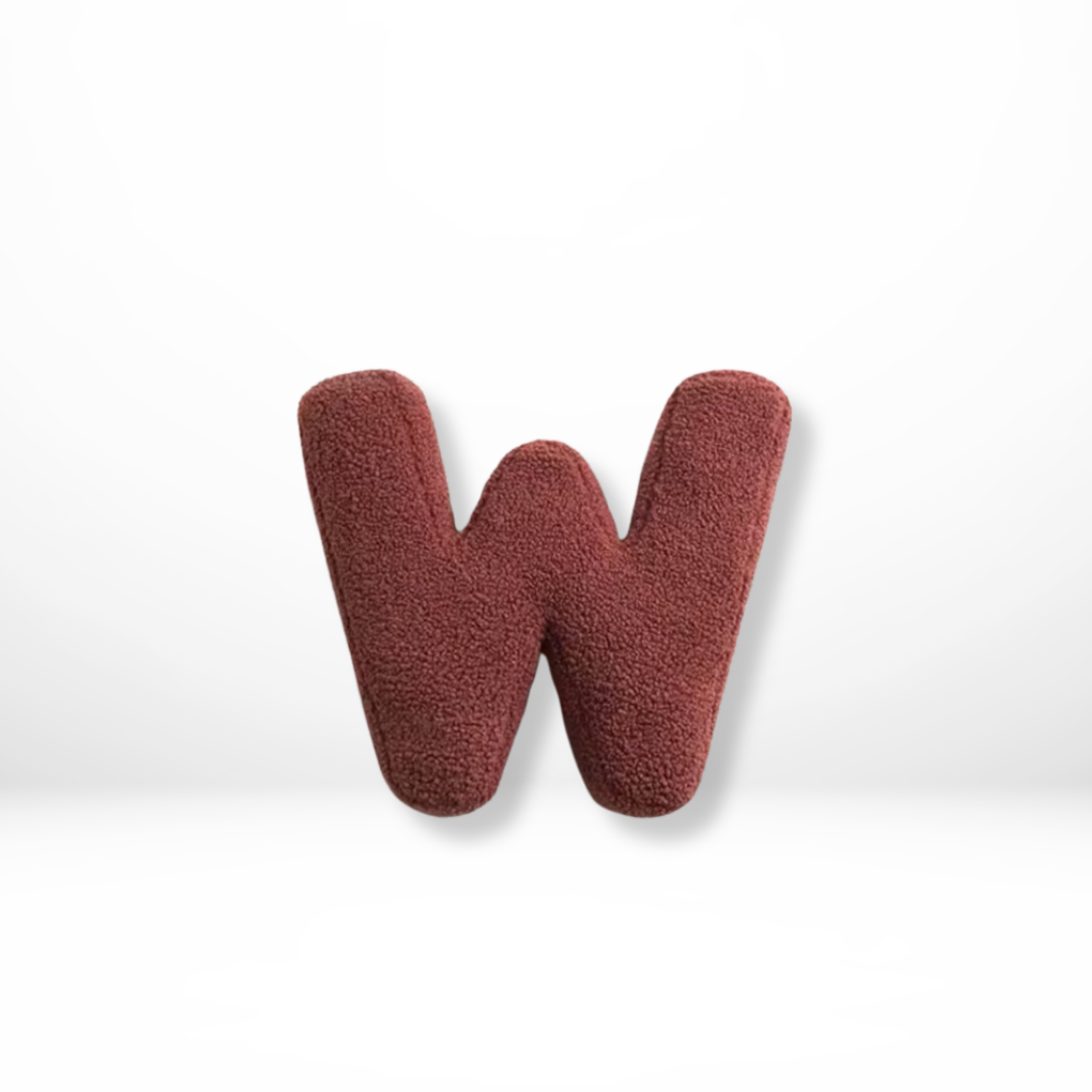 Alphabet Letter Decorative Throw Pillow – Stylish Cushion Accent