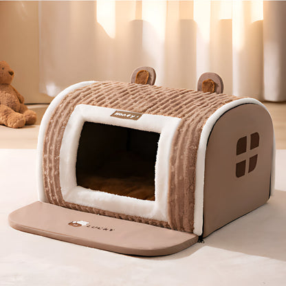 Cozy Plush Pet Bed - Washable, Soft Cushion Sleeping Mat