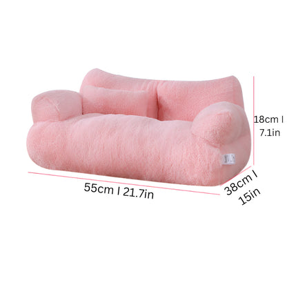 Cozy Washable Pet Bed Sofa for Dogs and Cats