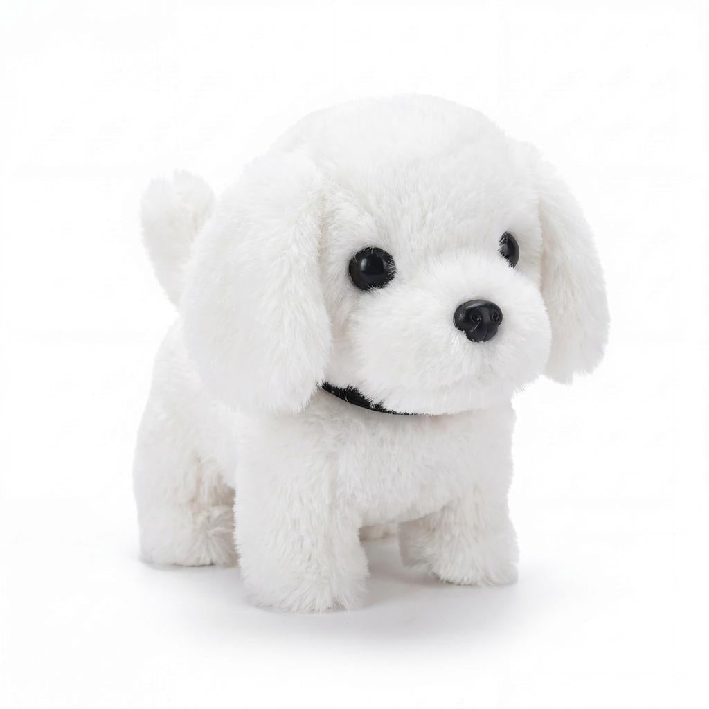 Cuddly Interactive Plush Puppy Toy with Realistic Moving Features