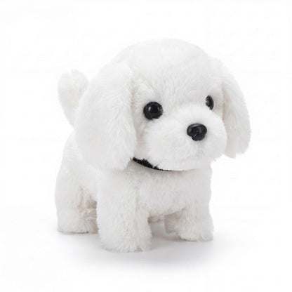 Cuddly Interactive Plush Puppy Toy with Realistic Moving Features