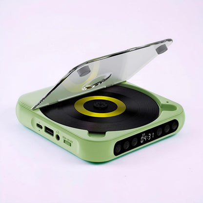 Bluetooth-Enabled Portable CD Player with Anti-Skip
