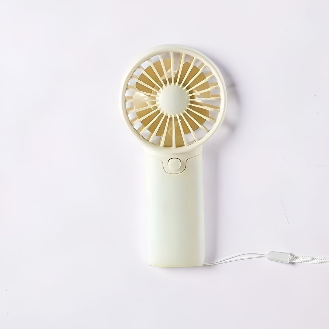 Compact Portable Handheld Fan - Mini Battery-Powered