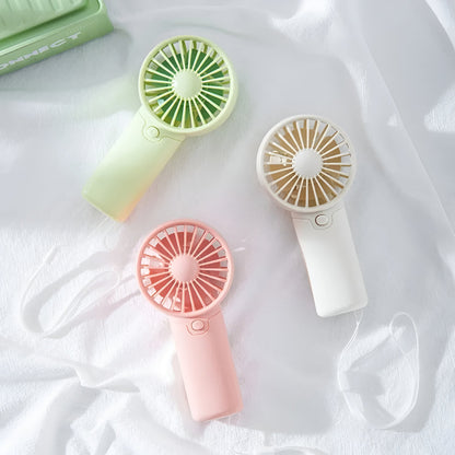 Compact Portable Handheld Fan - Mini Battery-Powered