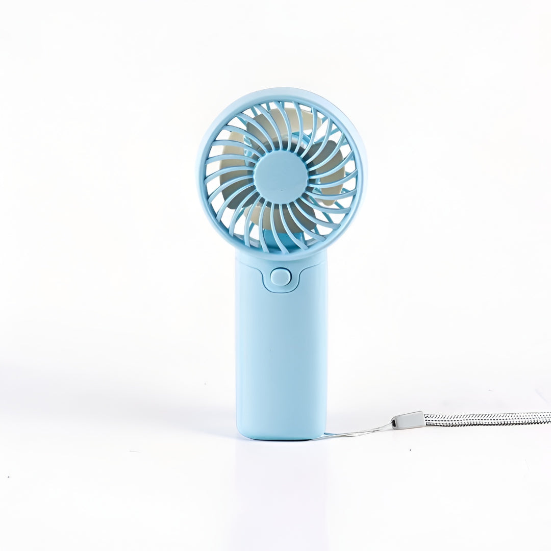 Compact Portable Handheld Fan - Mini Battery-Powered