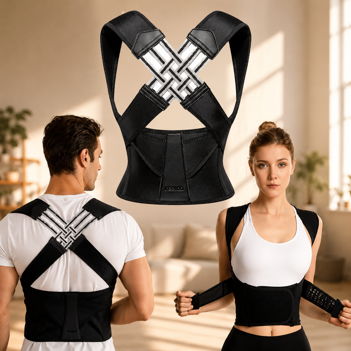 Adjustable Posture Corrector Back Brace — Comfortable