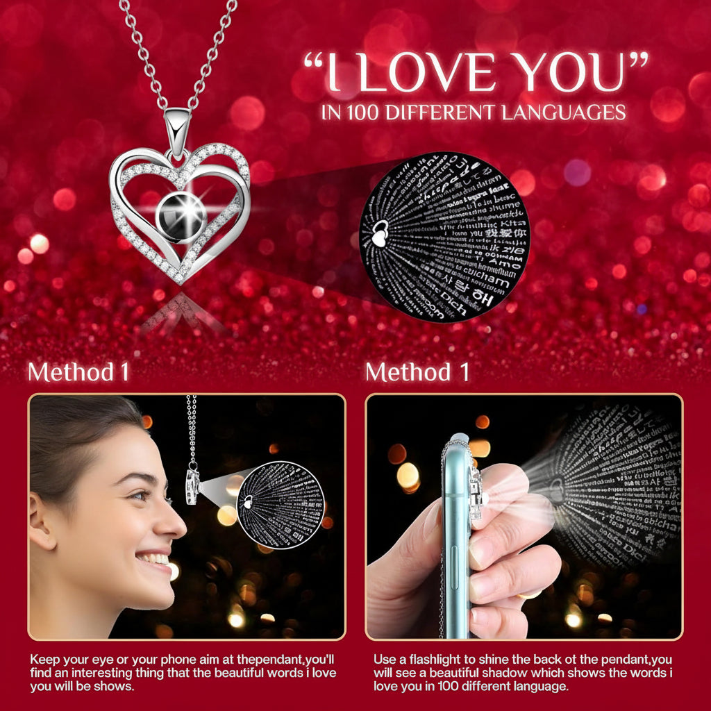 Enchanting Rose Gift Box: Preserved Eternal Flower, LED Light, and Love Necklace