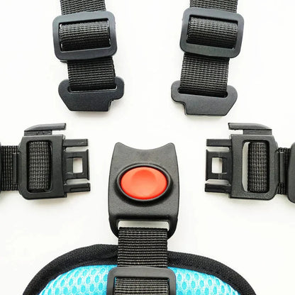 ComfortSafe Child Car Seat Harness with Adjustable Straps and Plush Padding