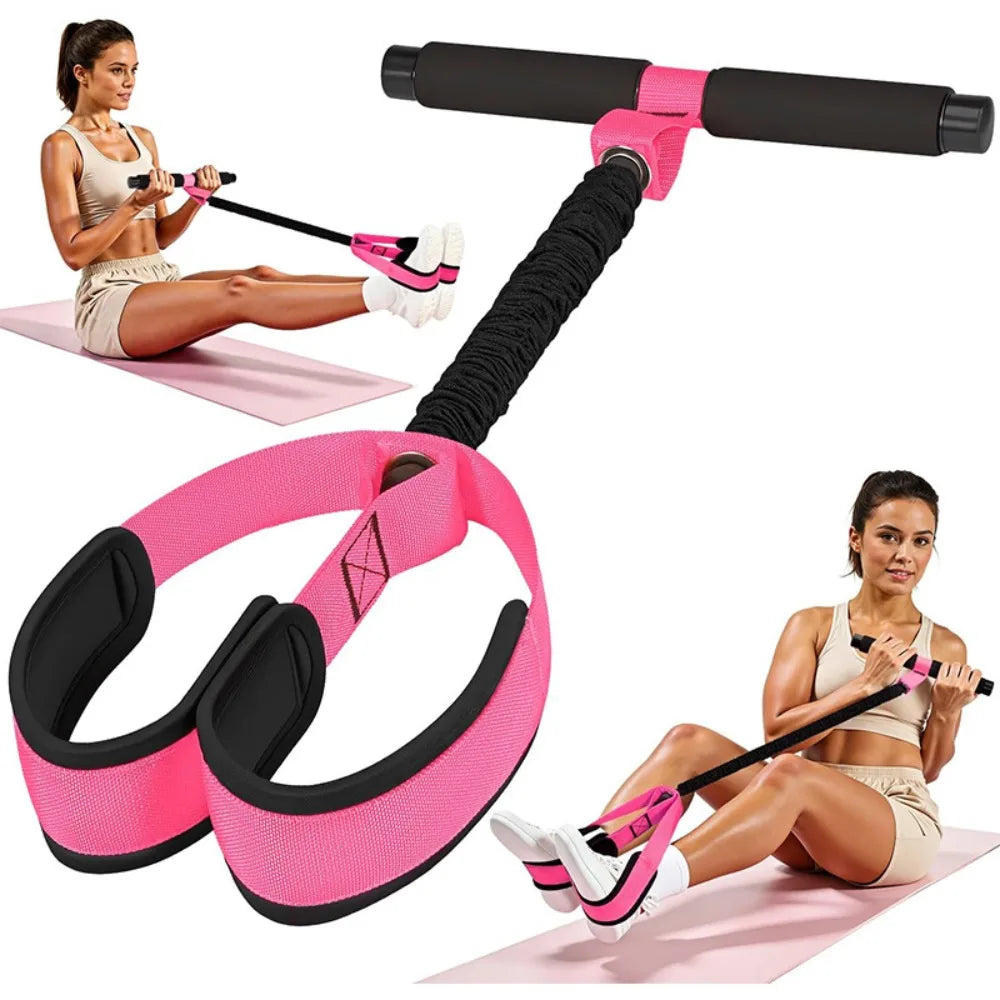 Ab Roller with Resistance Bands – Ultimate Core Workout & Fitness Trainer