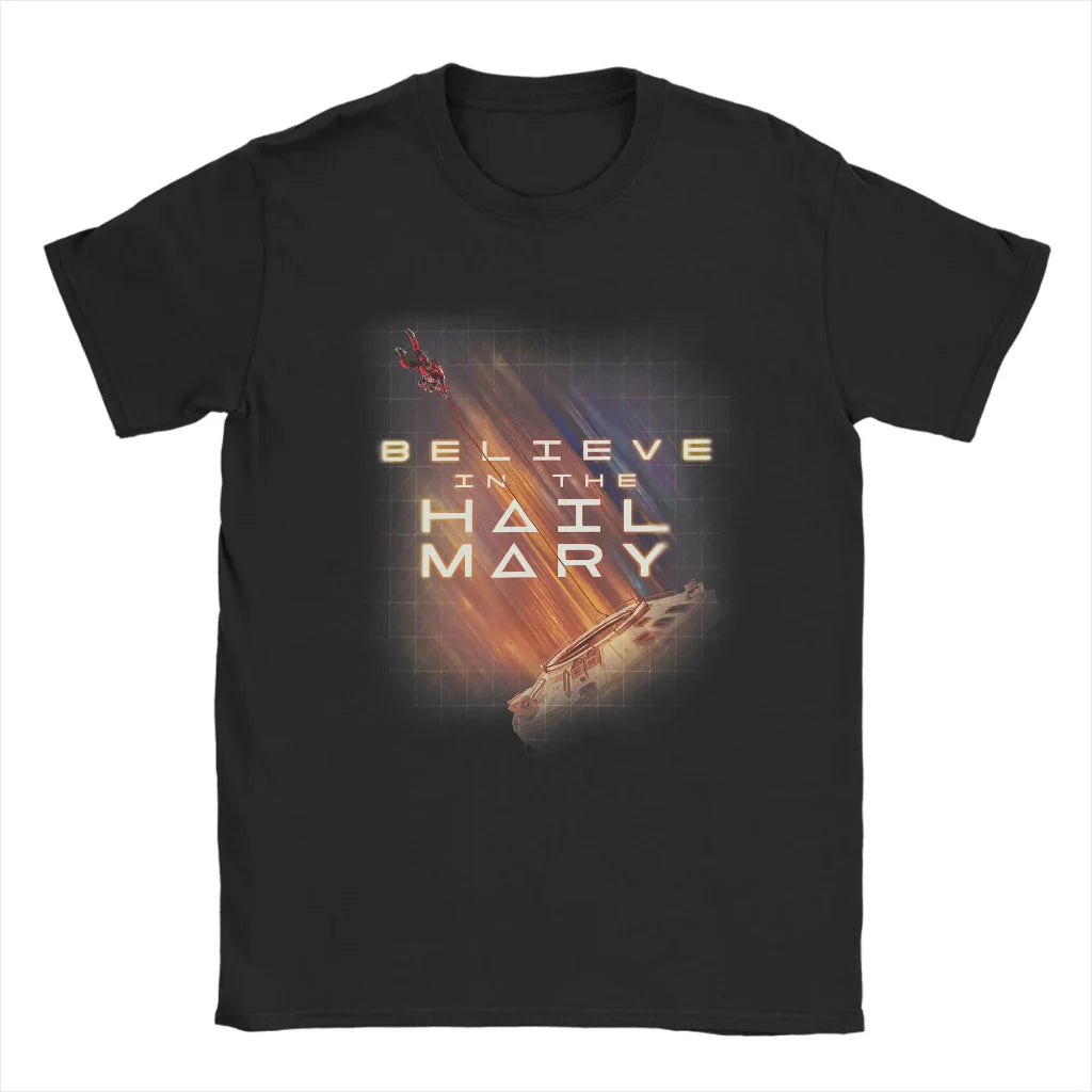 Funny Space Graphic Tee – Project Rocky Casual T‑Shirt