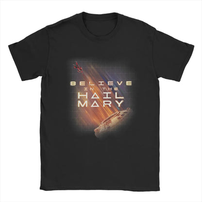 Funny Space Graphic Tee – Project Rocky Casual T‑Shirt