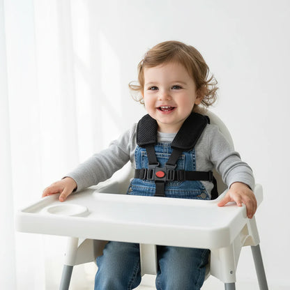 ComfortSafe Child Car Seat Harness with Adjustable Straps and Plush Padding