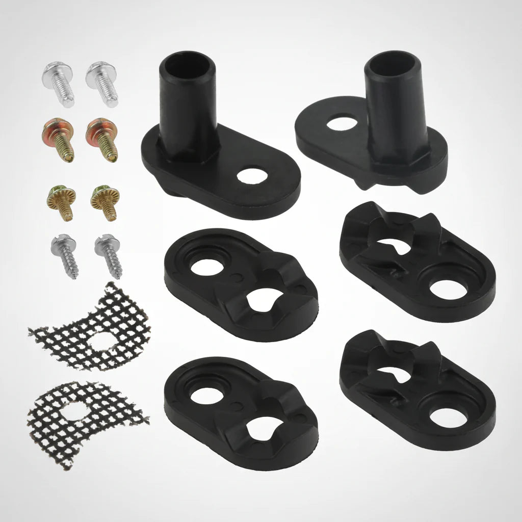 Dishwasher Rack Adjuster Repair Kit with Wheels and Screws – Replacement Parts