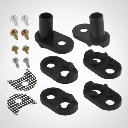 Dishwasher Rack Adjuster Repair Kit with Wheels and Screws – Replacement Parts