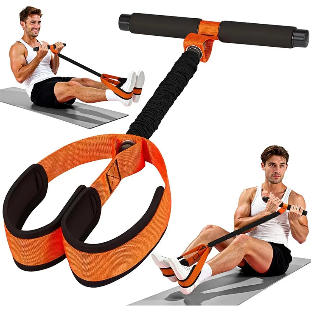 Ab Roller with Resistance Bands – Ultimate Core Workout & Fitness Trainer