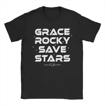 Funny Space Graphic Tee – Project Rocky Casual T‑Shirt